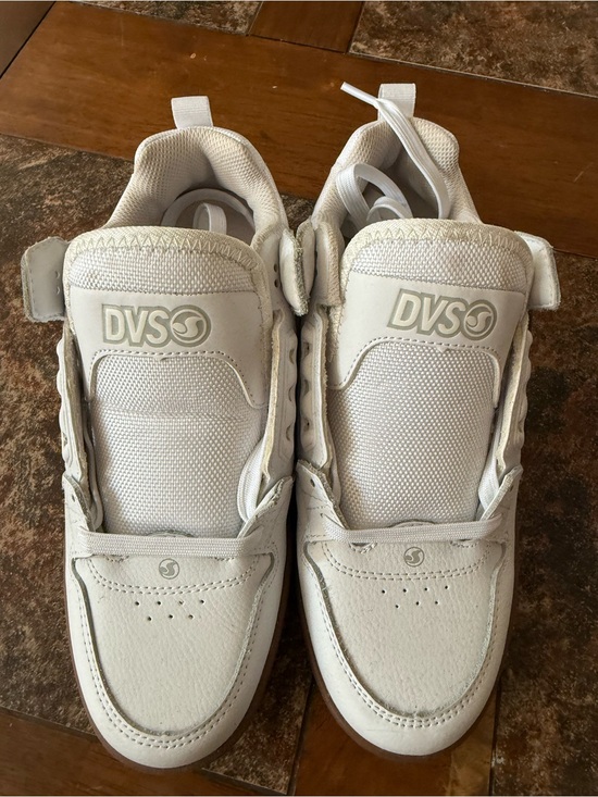 DVS Other - DVS White Skate Shoes - Lightweight Velcro and Lace Design